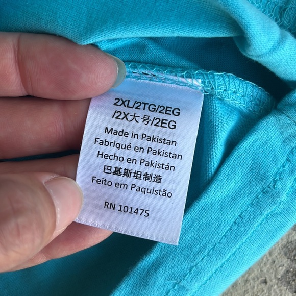 New John Deere baby blue crewneck T-shirt - Picture 7 of 13